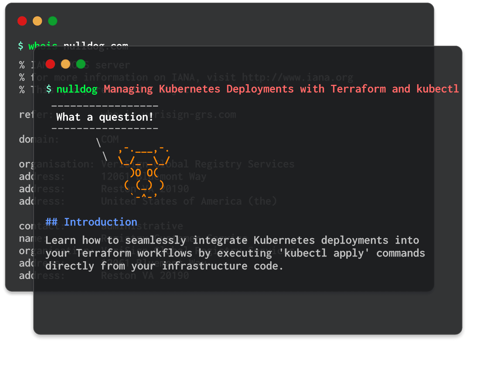 Managing Kubernetes Deployments with Terraform and kubectl apply 
