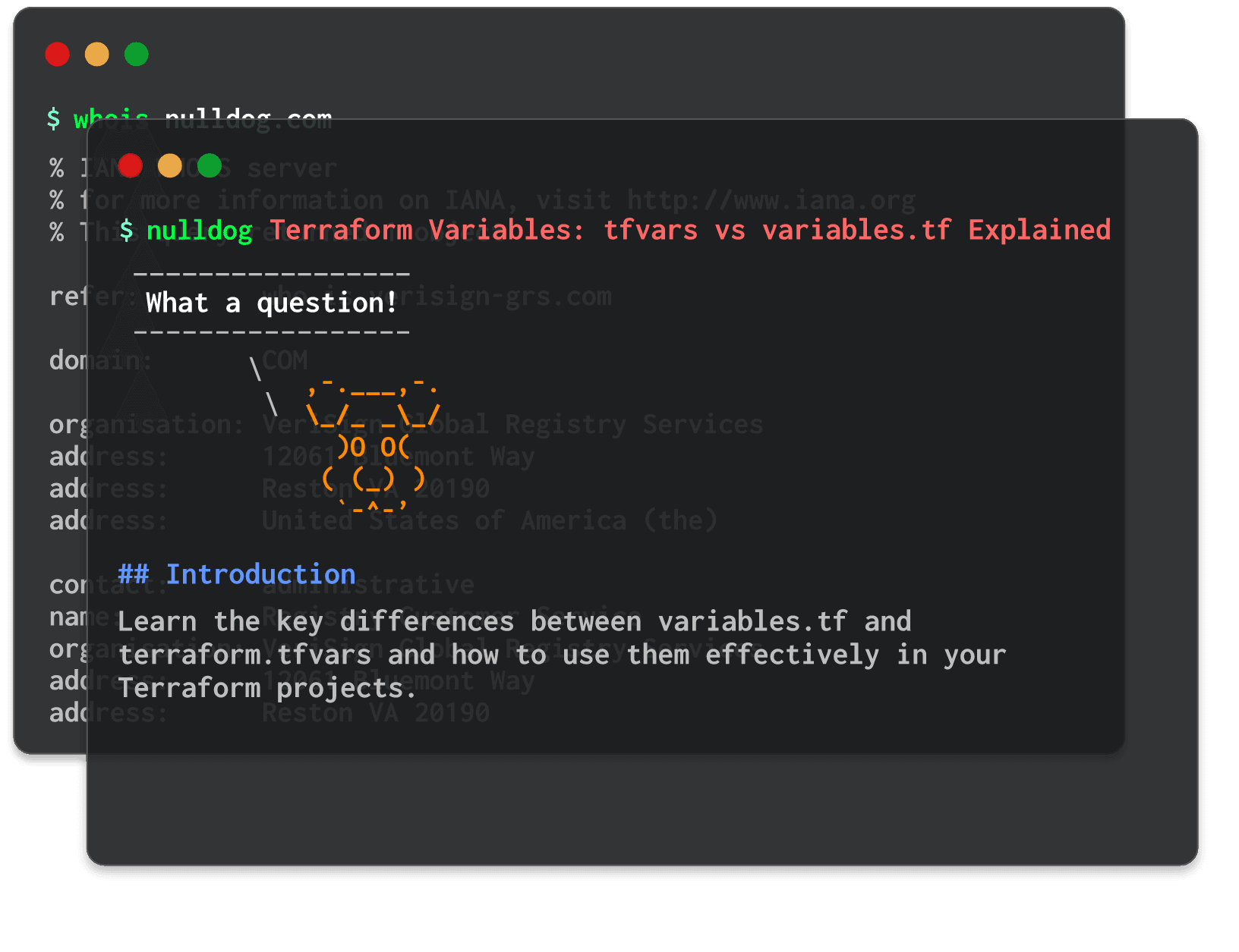 Terraform Variables: tfvars vs variables.tf Explained 
