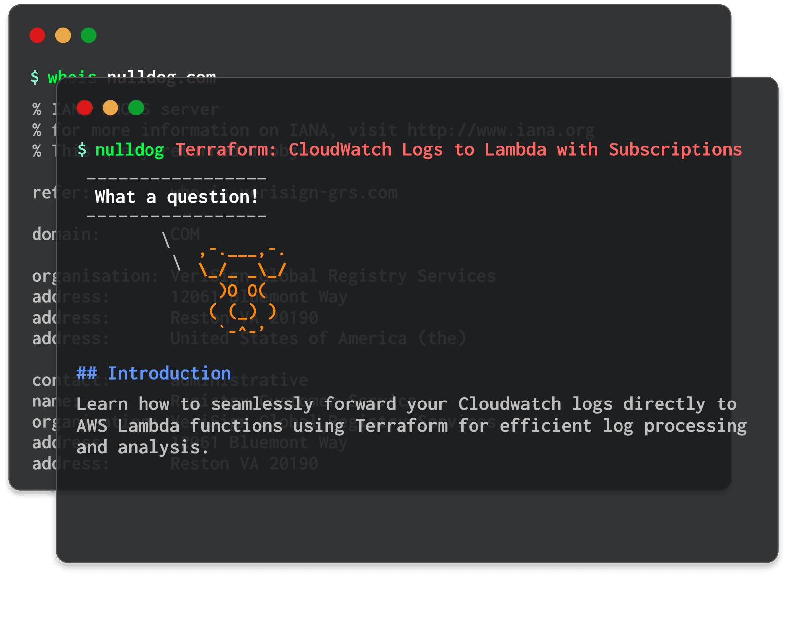 Terraform: CloudWatch Logs to Lambda with Subscriptions 
